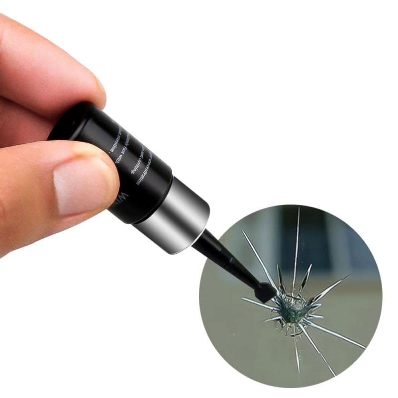 SAMADEX Windshield Crack Repair Kit|Window Glass Liquid Repair Set| Automotive Glass Nano Fluid Glass Filler DIY|Car Auto Windshield Repair|Quick Fix for Fixing Chips|Repairing for Car & Phone Screen