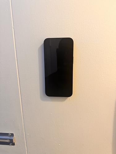 Silicone Suction Phone Case Magnetic Phone Mount, Silicon Hands-Free Phone Accessory for iPhone and Android, Mirror Shower Phone Holder, Tiktok Videos and Selfies (Black)