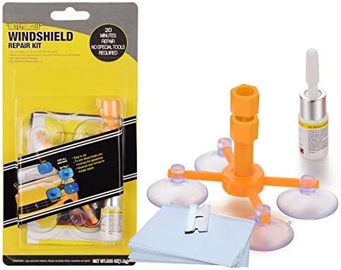 Windshield Repair Kit - Professional Grade DIY Glass Chip Fix Kit for Car & Home Windshields, Chips, Cracks & Scratches - Resin Car Window Crack Repair Kit