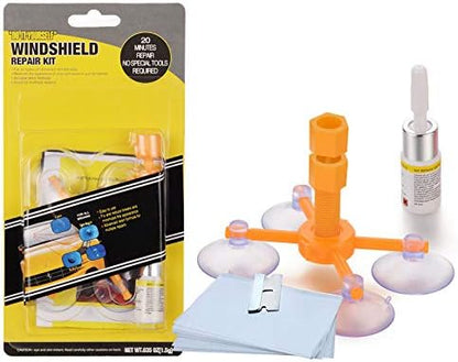 Windshield Repair Kit - Professional Grade DIY Glass Chip Fix Kit for Car & Home Windshields, Chips, Cracks & Scratches - Resin Car Window Crack Repair Kit