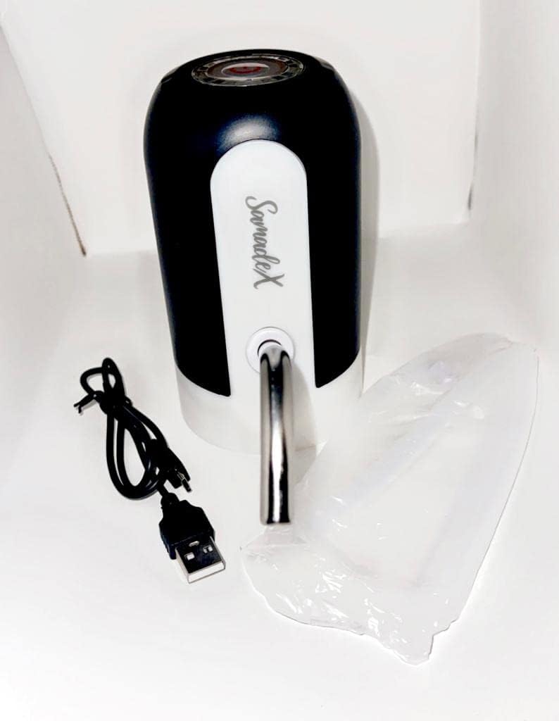 5 Gallon Water Dispenser Pump Rechargeable, Water Dispenser for 5 Gallon Bottle Bottom Loading, Portable USB Charging Automatic Drinking Mini Water Jug Dispenser