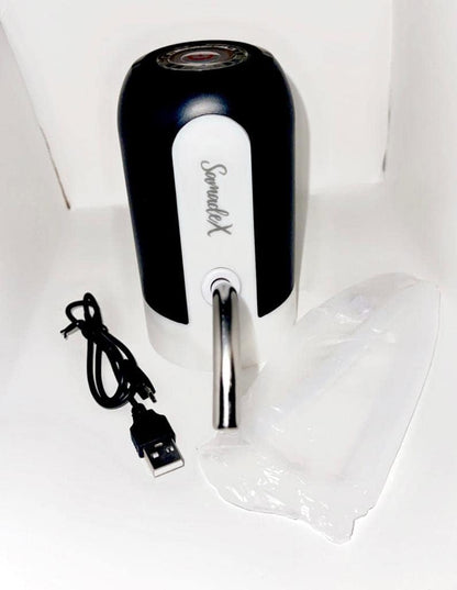 5 Gallon Water Dispenser Pump Rechargeable, Water Dispenser for 5 Gallon Bottle Bottom Loading, Portable USB Charging Automatic Drinking Mini Water Jug Dispenser