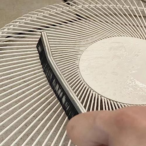 4PCS Gap Cleaning Brush, Bathroom Gap Cleaning Brush for Household, Dead Corners Multifunctional Brushes, for Bathroom, Kitchen Tiles Window Slots, Hard Bristle Cleaning Brush (Black and White)
