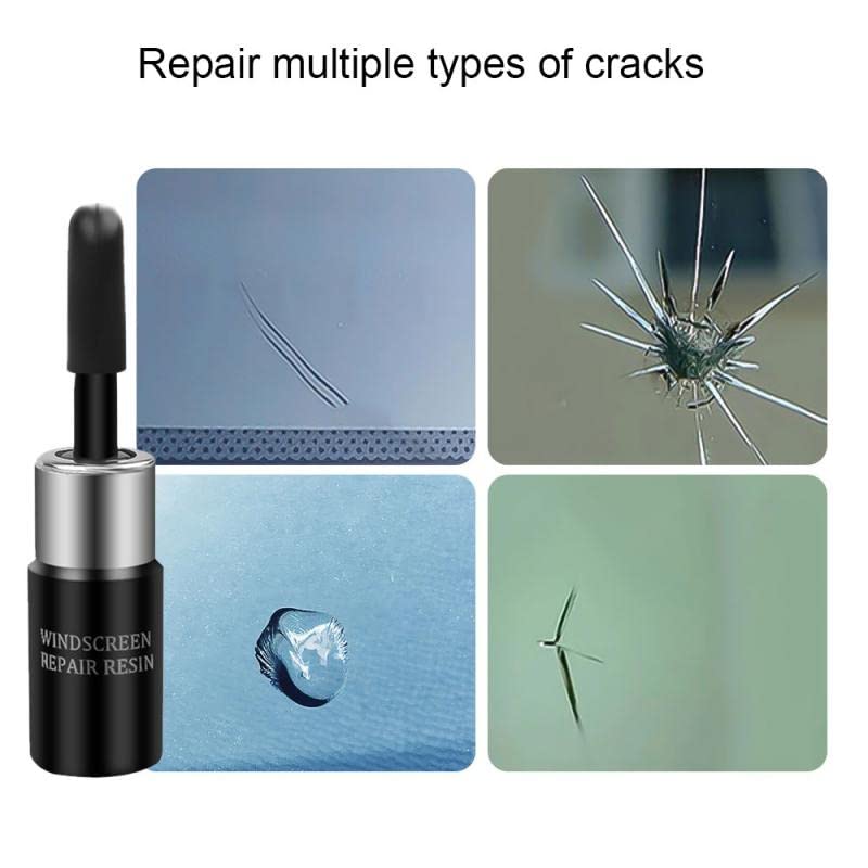 SAMADEX Windshield Crack Repair Kit|Window Glass Liquid Repair Set| Automotive Glass Nano Fluid Glass Filler DIY|Car Auto Windshield Repair|Quick Fix for Fixing Chips|Repairing for Car & Phone Screen