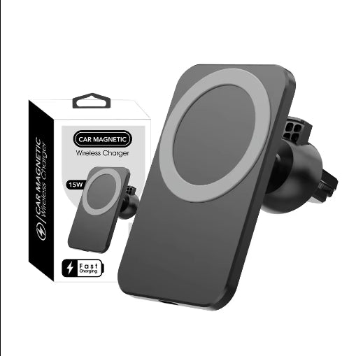 Fast Magnetic Wireless Charger 15w Magnetic Wireless Car Charger Mount Stand Phone Holder air