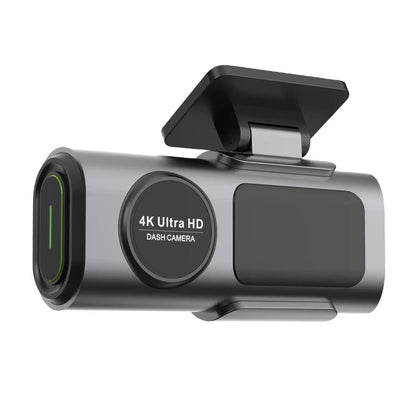 4K Dual Dash Cam WiFi, Mini Hidden Front and Rear Car Camera with Night Vision, Wide Angle, WDR, Loop Recording, G-Sensor, Parking Monitor