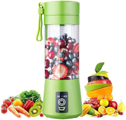 Portable Hand Held Blender for Shakes and Smoothies, Personal Blender for Protein with USB Rechargeable, 6-Point Stainless Steel Blades, 13oz Travel Cup for Gym, Car, Office, On the Go Blender