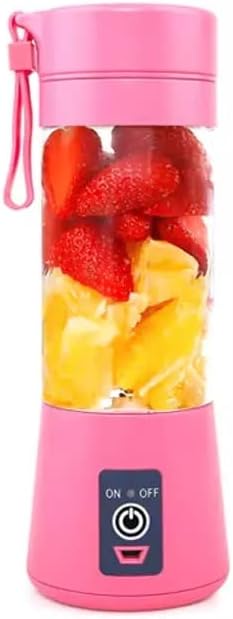 Portable Hand Held Blender for Shakes and Smoothies, Personal Blender for Protein with USB Rechargeable, 6-Point Stainless Steel Blades, 13oz Travel Cup for Gym, Car, Office, On the Go Blender